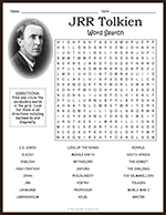 JRR Tolkien Word Search thumbnail
