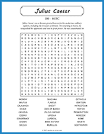 Julius Caesar Word Search thumbnail