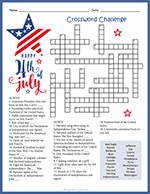 July Fourth Crossword thumbnail