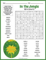 Jungle Word Search Thumbnail