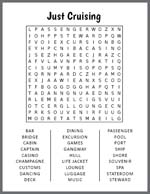 Just Cruising Word Search thumbnail