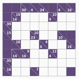 kakuro puzzle