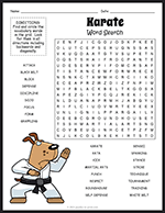 Karate Word Search thumbnail