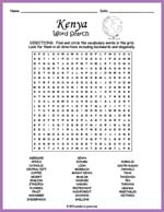 Kenya Word Search Thumbnail