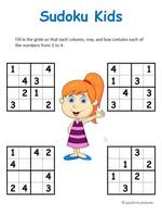 Free Printable kid sudokus with numbers thumbnail
