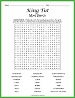 King Tut Word Search thumbnail