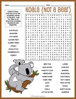 Koala Word Search thumbnail