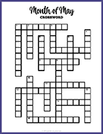 Large Print May Crossword thumbnail