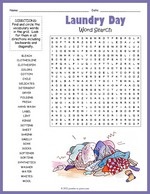 Laundry Day Word Search thumbnail