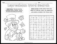 Leprechaun Word Search Thumbnail