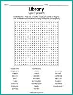 Library Word Search Thumbnail