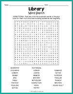 Library Word Search thumbnail