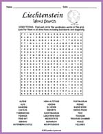 Liechtenstein Word Search Thumbnail