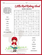 Little Red Riding Hood Word Search Thumbnail