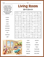 Living Room Word Search thumbnail