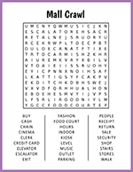 Mall Crawl Word Search thumbnail