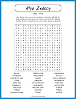 Mao Zedong Word Search thumbnail