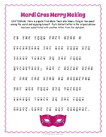Mardi Gras Cryptogram thumbnail