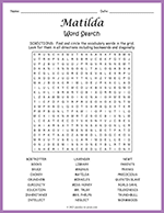 Matilda Word Search thumbnail
