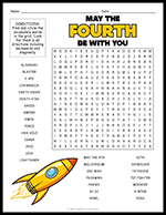 May the Fourth Word Search thumbnail