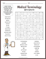 Medical Terminology Word Search thumbnail