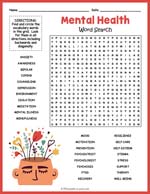Mental Health Word Search Thumbnail