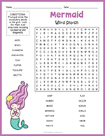Mermaid Word Search thumbnail
