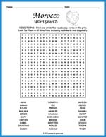 Morocco Word Search Thumbnail