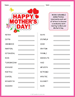 Mother's Day Word Scramble thumbnail