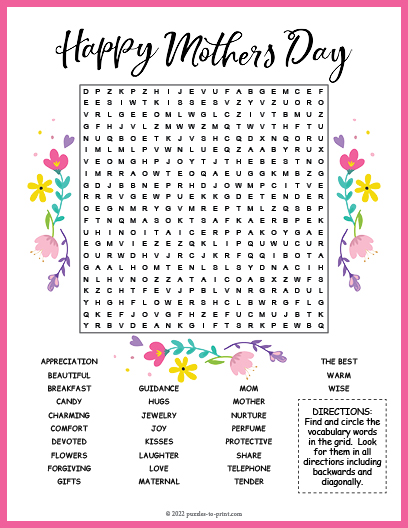 joy word search