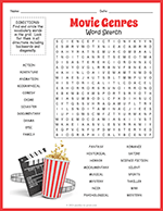 Movie Genres Word Search thumbnail