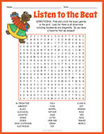 music word search puzzle example thumbnail
