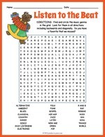 Music Word Searches