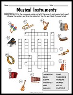 Musical Instruments Crossword thumbnail