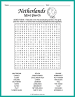 Netherlands Word Search thumbnail