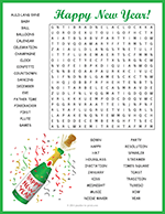 New Year's Day Word Search thumbnail