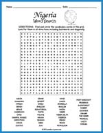 Nigeria Word Search Thumbnail