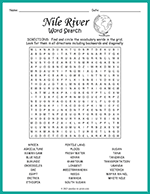 Nile River Word Search thumbnail