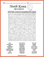 North Korea Word Search Thumbnail