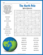 North Pole Word Search thumbnail