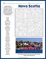 Nova Scotia Word Search thumbnail