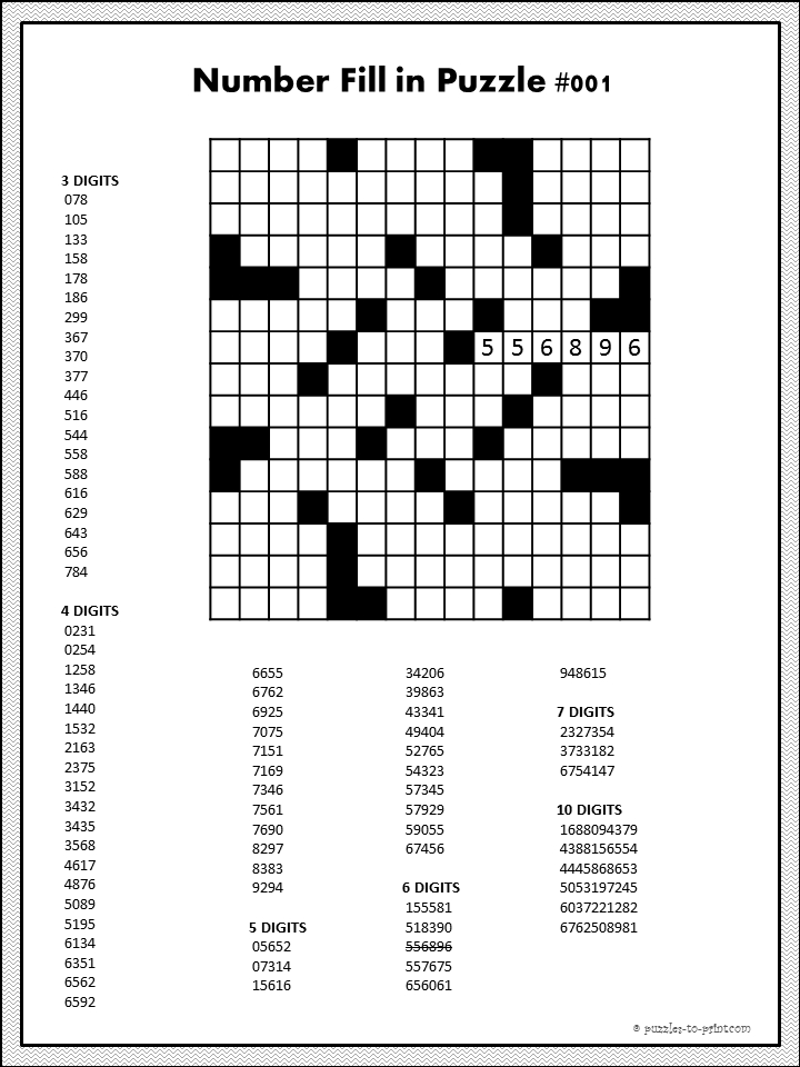 number-fill-in-puzzles