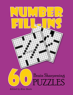 Number Fill In Puzzle Book Volume 1 thumbnail