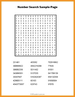 Number Search Puzzles thumbnail