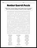 Number Word Search thumbnail