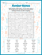 Number Word Search thumbnail