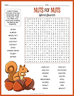 Nuts Word Search thumbnail