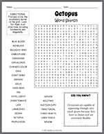 Octopus Word Search thumbnail