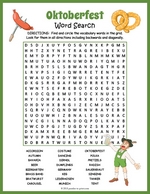 Oktoberfest Word Search thumbnail