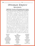 Ottoman Empire Word Search Thumbnail